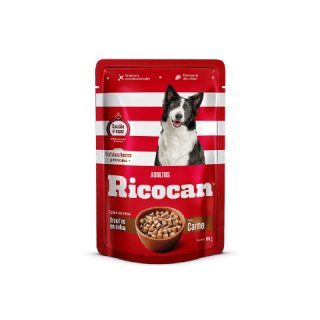 Ricocan Trocitos en Salsa para Perros Adultos Sabor Carne