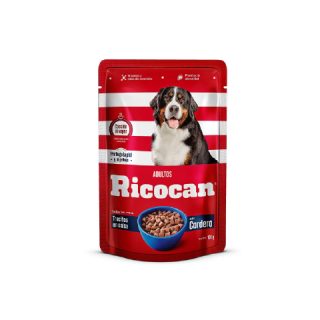 Ricocan Trocitos en Salsa para Perros Adultos Sabor Cordero