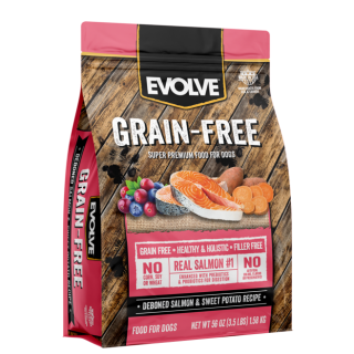 Evolve Dog Grain Free Salmón 3.5 Lb – 1.58 Kg