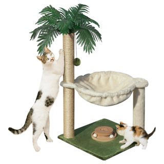 Rascador Tipo Palmera con Hamaca para Gatos 70x40x40