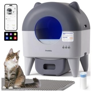Arenero Automático con Control de Aplicación y Sensores Inteligentes para Gatos 54x49x66 Cm