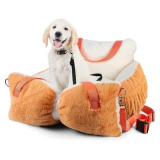 Asiento de Auto Lavable para Mascotas Pequeñas (65x27x60 cm)