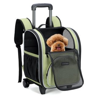 Mochila Transportadora para Mascotas con Ruedas (32x32x44 cm)