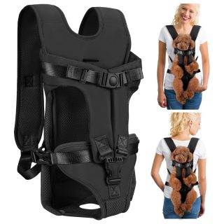 Mochila Transportadora Ajustable Frontal para Mascotas