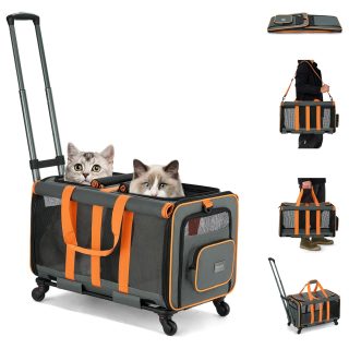 Bolso Transportador para Gatos con Ruedas (31x31x33 cm)