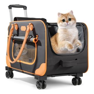 Bolso Transportador con Ruedas para Mascotas (60x35x39 cm)