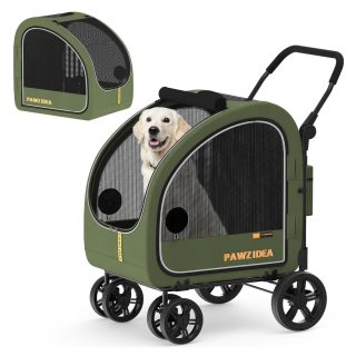 Coche para Mascotas Grande Desmontable (66x76x109 cm)