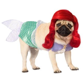 Disfraz de La Sirenita Ariel para Perros y Gatos