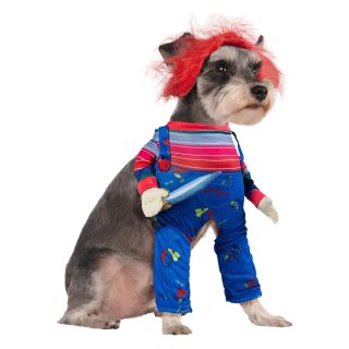 Disfraz de Chucky para Perros – Muñeco Diabólico Halloween