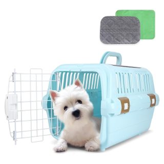 Jaula Transportadora Dura para Perros y Gatos con Doble Entrada, hasta 10 kg (50x30x35 cm)