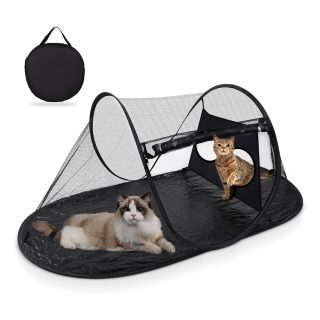 Corral Plegable Interactivo para Gatos Pequeños – Ideal para Cachorros (115x62x54 cm)