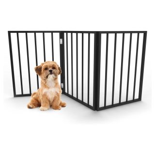 Valla de Seguridad de Madera para Mascotas 135×60 cm