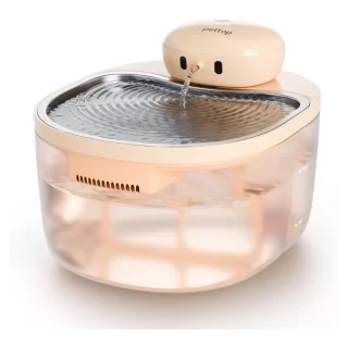 Fuente de Agua Inalámbrica para Mascotas 3 L – Sensor de Movimiento y Bandeja Acero Inoxidable