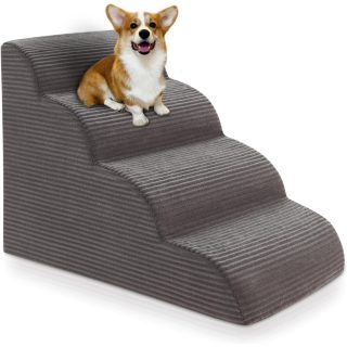 Escalera de Espuma de Alta Densidad  para Mascotas 71x39x50 Cm