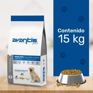 Avantis Pet Original – Pienso para Perros Adultos de Razas Medianas y Grandes – 15 kg