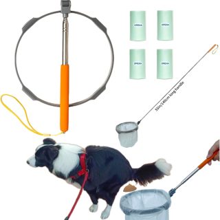 Recogedor de Excrementos con 120 Bolsas de Residuos