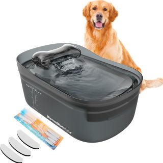 Fuente de Agua Ultra Silenciosa para Mascotas de 9 L