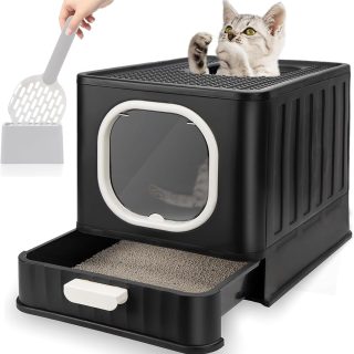 Caja de Arenero con Bandeja + Pala 50x38x38 Cm