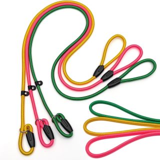 Paquete de 3 Correas de Nailon Fuerte Antideslizantes para Perros de 150 Cm