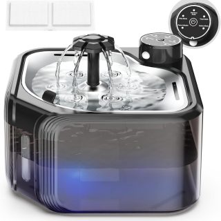 Fuente de Agua Inalámbrica con Sensor Ultra Silenciosa 2.8 L