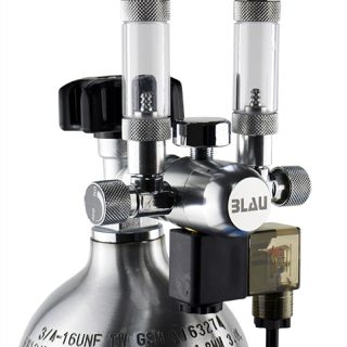 MANOMETRO BLAU DUO CON VALVULA SOLENOIDE Y CONTADORES DE BURBUJAS