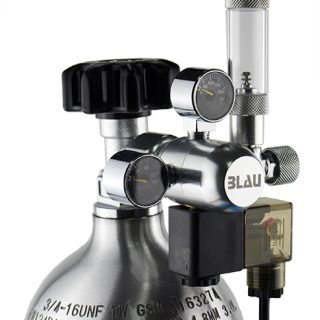 MANOMETRO BLAU CON VALVULA SOLENOIDE Y CONTADOR DE BURBUJAS