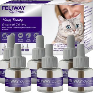 FELIWAY 6 Recambio Optimo de Feromonas Calmantes Mejoradas de 30 Días