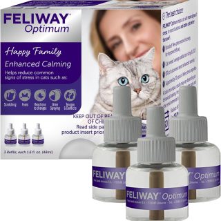 FELIWAY 3 Recambio Optimo de Feromona Calmante Mejorada de 30 Días