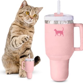 Vaso de Juguete para Gatos con Hierba Gatera