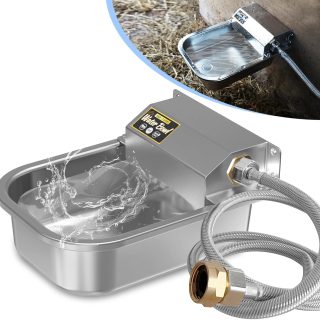 Dispensador de Agua Al Aire Libre con Conexión a Grifo para Mascotas