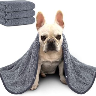 3 Toallas Absorbentes de Microfibra para Mascotas 89×50 Cm