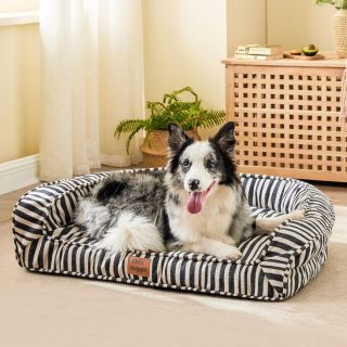 Cama Impermeable de Espuma Viscoelástica para Perros 90x68x17 Cm
