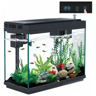 Acuario Inteligente 3 en 1 (35x20x30 cm) | Humidificador, Aromaterapia y Control Táctil