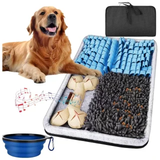 Alfombrilla de Olfateo para Perros | Comedero Lento y Juguete para el Aburrimiento de 60×44 Cm