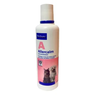 Allercalm Virbac: Shampoo de Avena Coloidal para la Higiene de Pieles Sensibles e Irritadas en Perros y Gatos