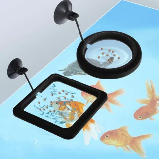 Anillo de Alimentación Flotante para Peces y Betta | Antidesperdicio, Instalación Rápida y Diseño de Nivel Ajustable