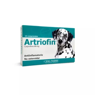 Artriofin 88 mg Comprimidos (Carprofeno) | Antiinflamatorio para Osteoartritis en Perros