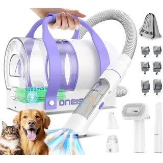 Aspiradora Inalámbrica para Mascotas – Portátil y Ultra Silenciosa Aseo Sin Estrés y Sin Cables 2 L