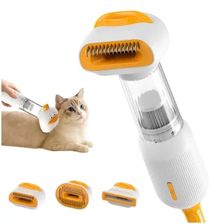 Aspiradora Silenciosa para Gatos – Kit de Aseo Profesional 4 en 1