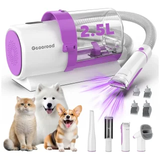 Aspiradora de Pelo para Mascotas – Potente 10000 Pa, Kit de Aseo Profesional para el Hogar