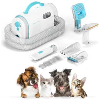 Aspiradora de Pelo para Mascotas – Kit de Aseo Profesional y Completo para Perros y Gatos