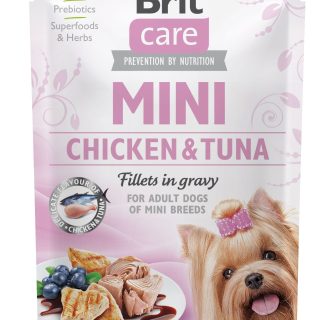 BRIT CARE MINI POLLO & ATÚN 85gr