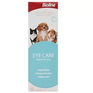 Bioline Eye Care Balsam (50 ml) | Limpiador Suave para Higiene Ocular de Perros y Gatos