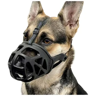Bozal de Cesta para Perros Grandes | Bozal Antimordidas, Antiladridos y Seguro
