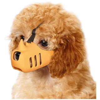 Bozal de Rinoceronte de Silicona para Perros | Bozal Suave y Antiladridos