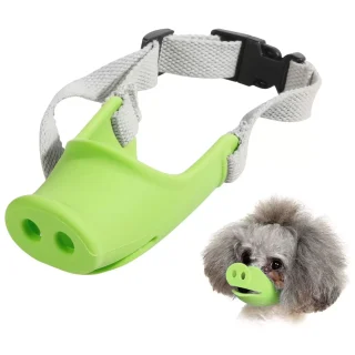 Bozal de Silicona para Perros | Bozal Suave y Transpirable Antiladridos y Antimordidas