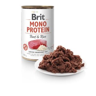 BRIT MONO PROTEIN TERNERA CON ARROZ 400gr