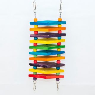 BUBIMEX PUENTE DE MADERA PARA PÁJAROS 42×18×18cm