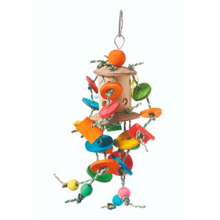 BUBIMEX JUGUETE DE PÁJAROS (HECHO DE COCO) 24x11cm