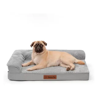 Cama Ortopédica para Perros Mayores con Espuma Viscoelástica de Alta Densidad y Funda Impermeable